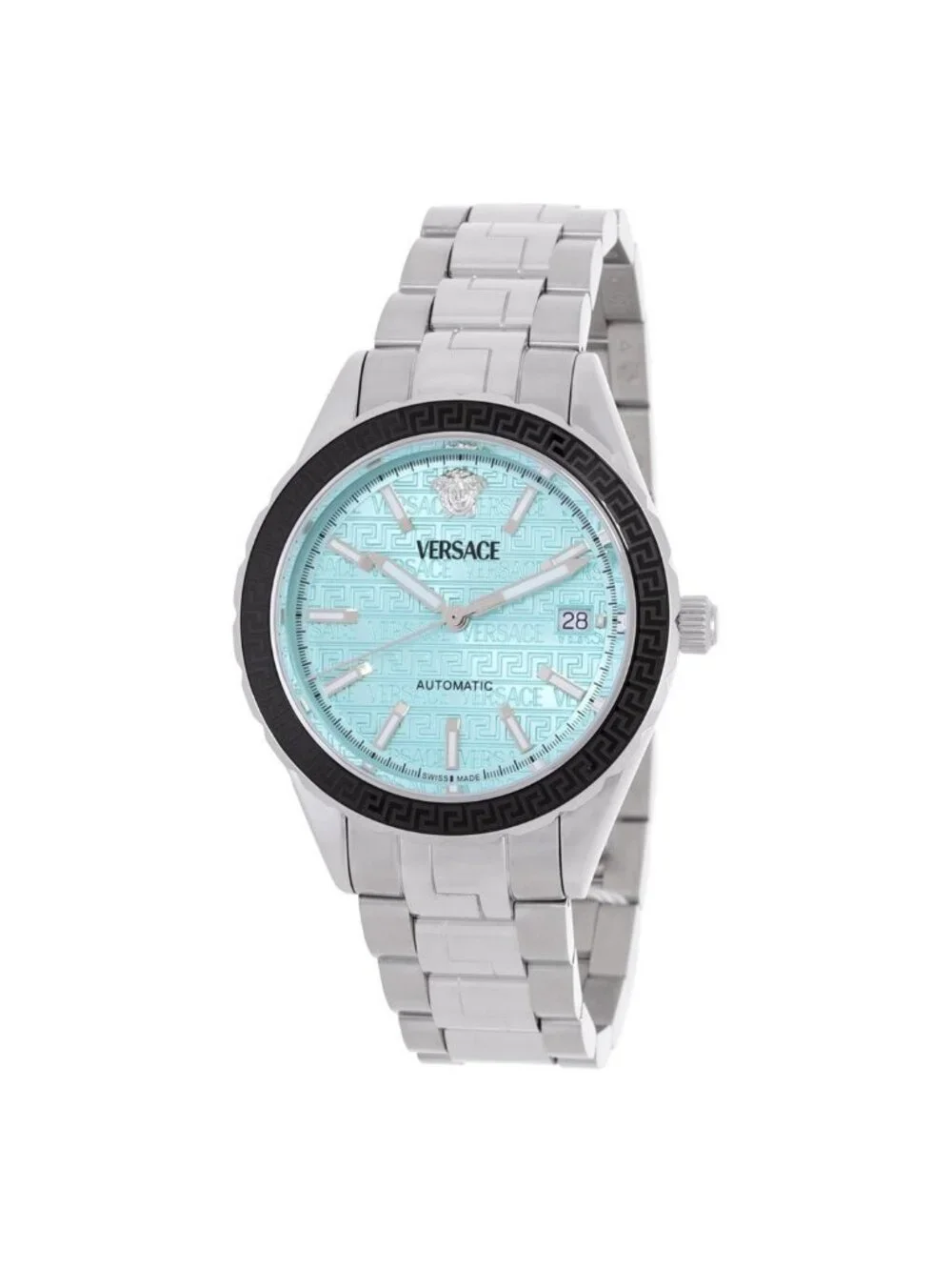 NWT Versace Hellenyium Automatic Turquoise Dial Men's Watch